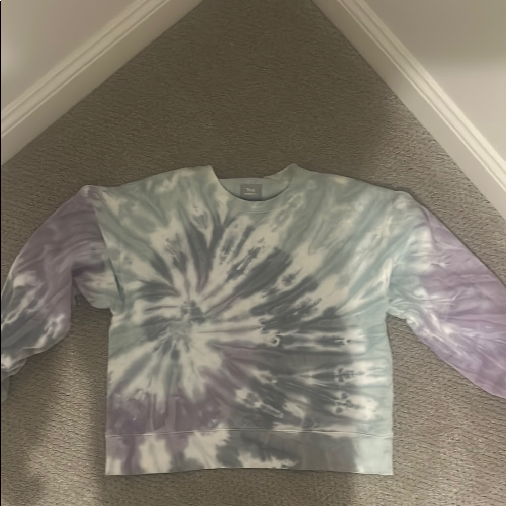 Kids Tie-Dye Sweatshirt - Purple and Blue